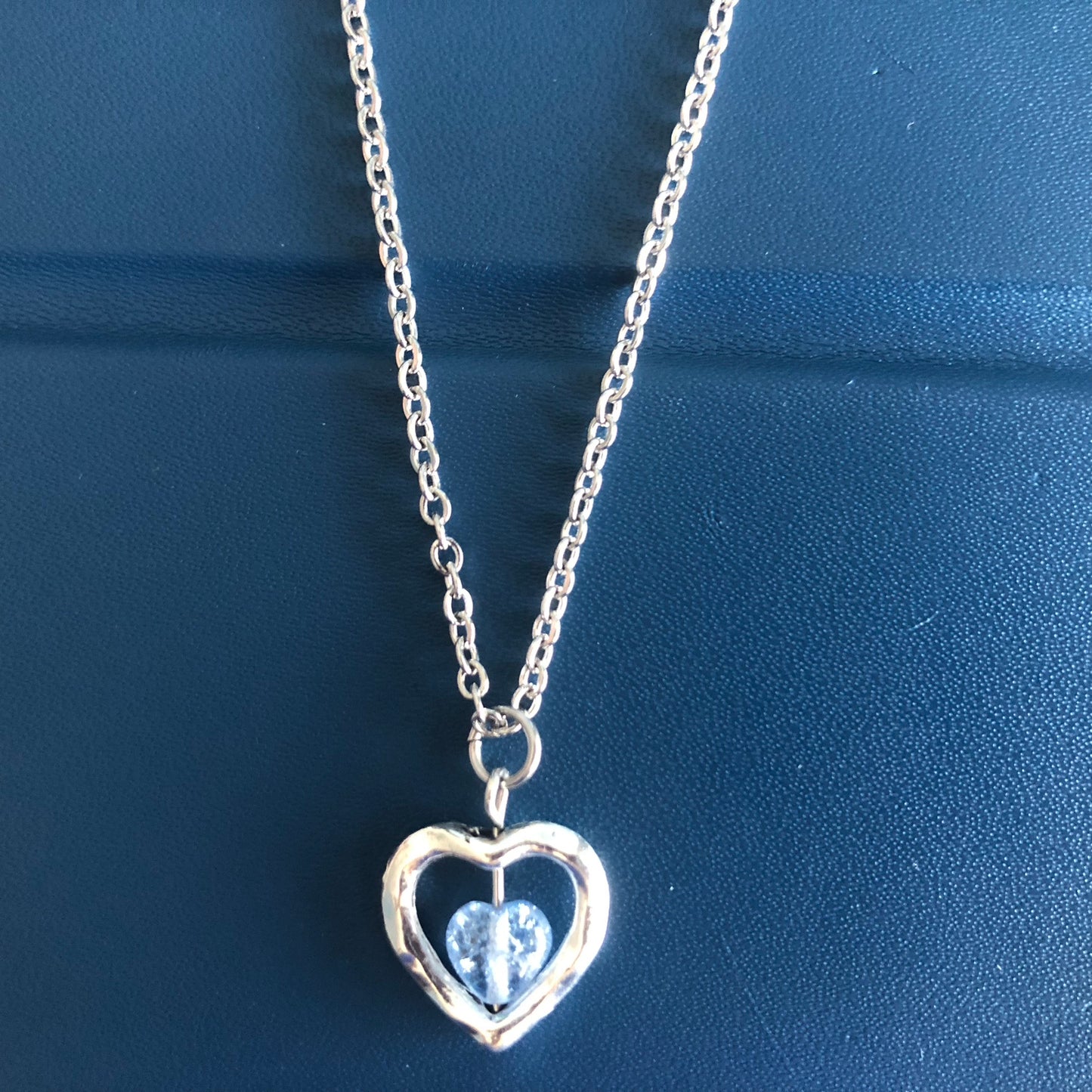 blue sweetheart necklace 🩵