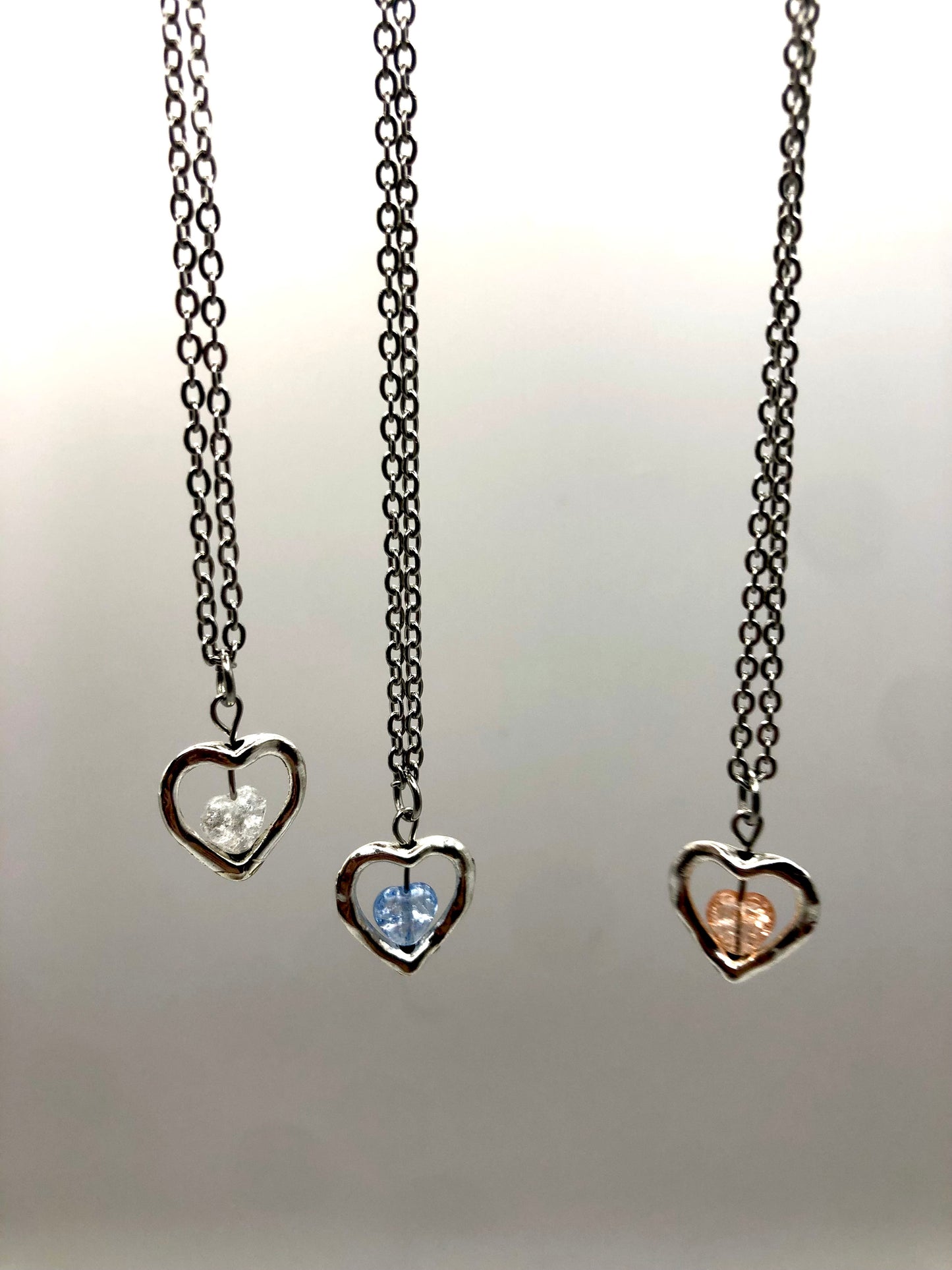 blue sweetheart necklace 🩵