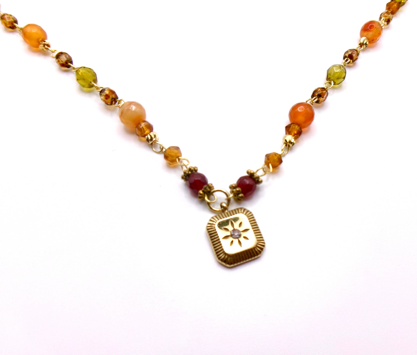 bohemian sunset necklace 🌄