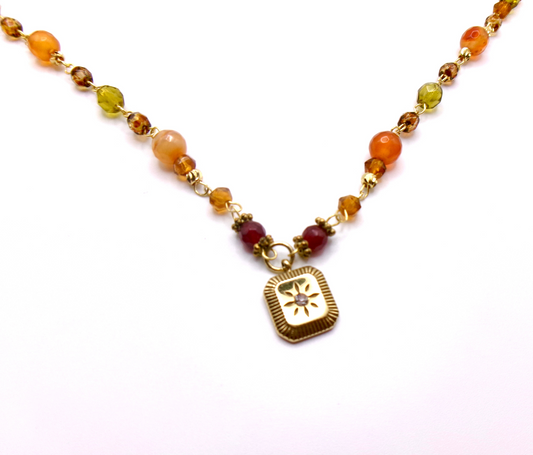 bohemian sunset necklace 🌄