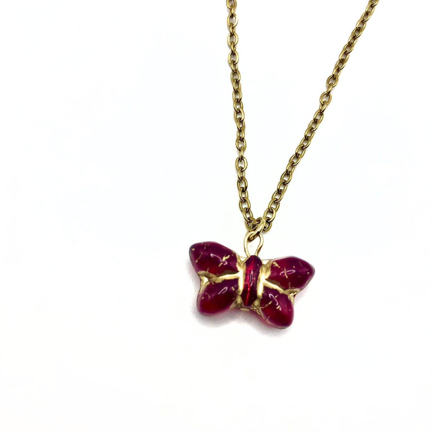 butterfly pendant necklace