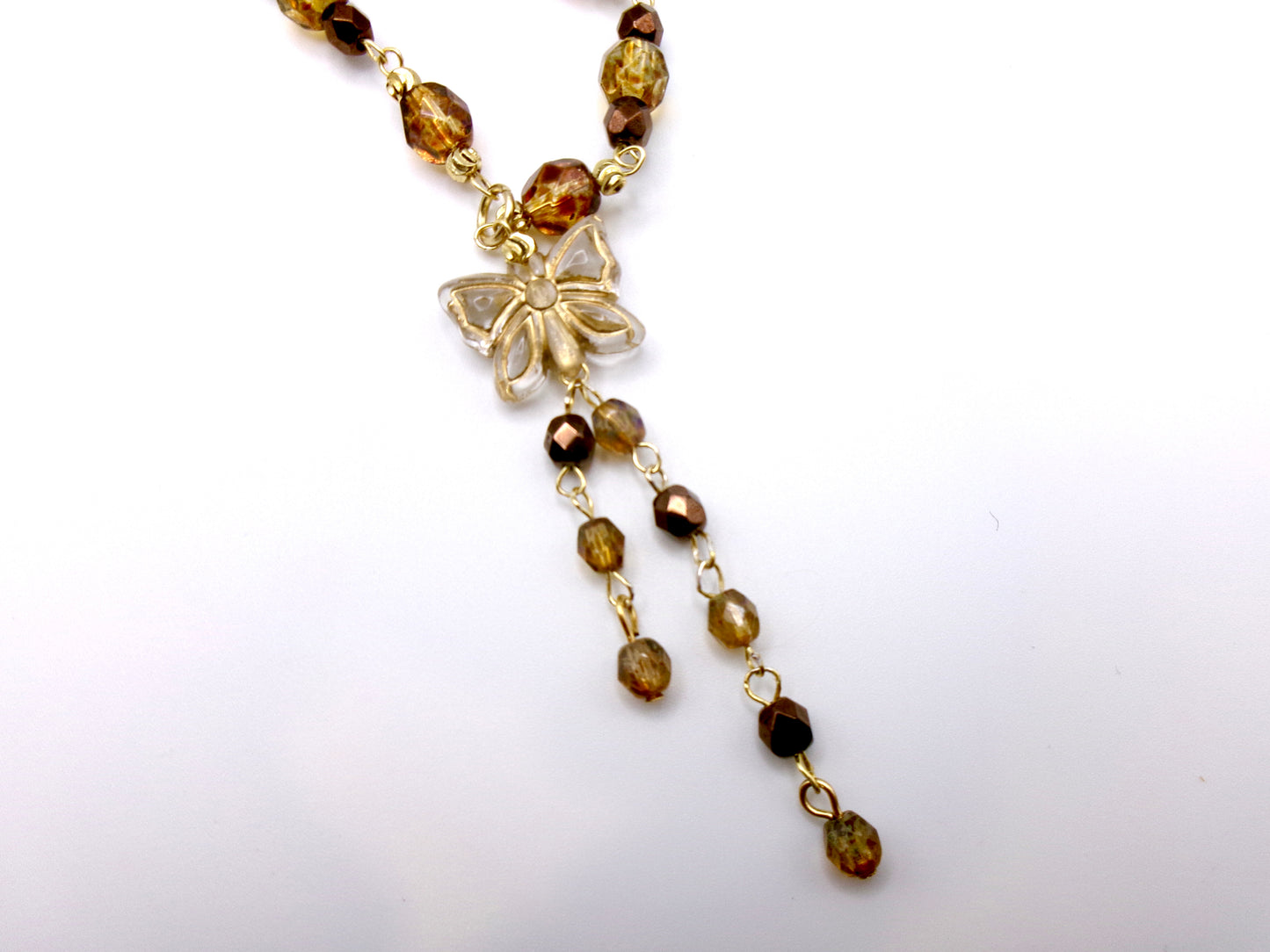 topaz butterfly necklace ✨