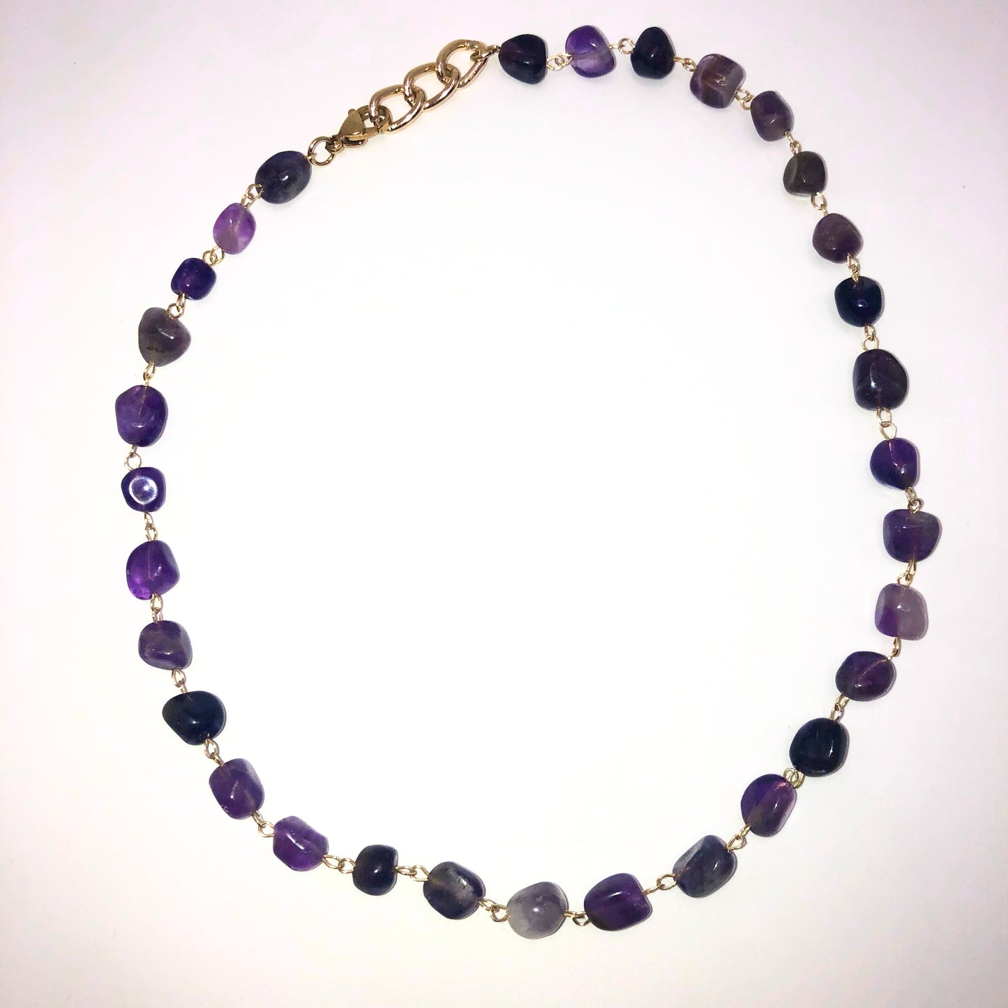 amethyst gemstone necklace
