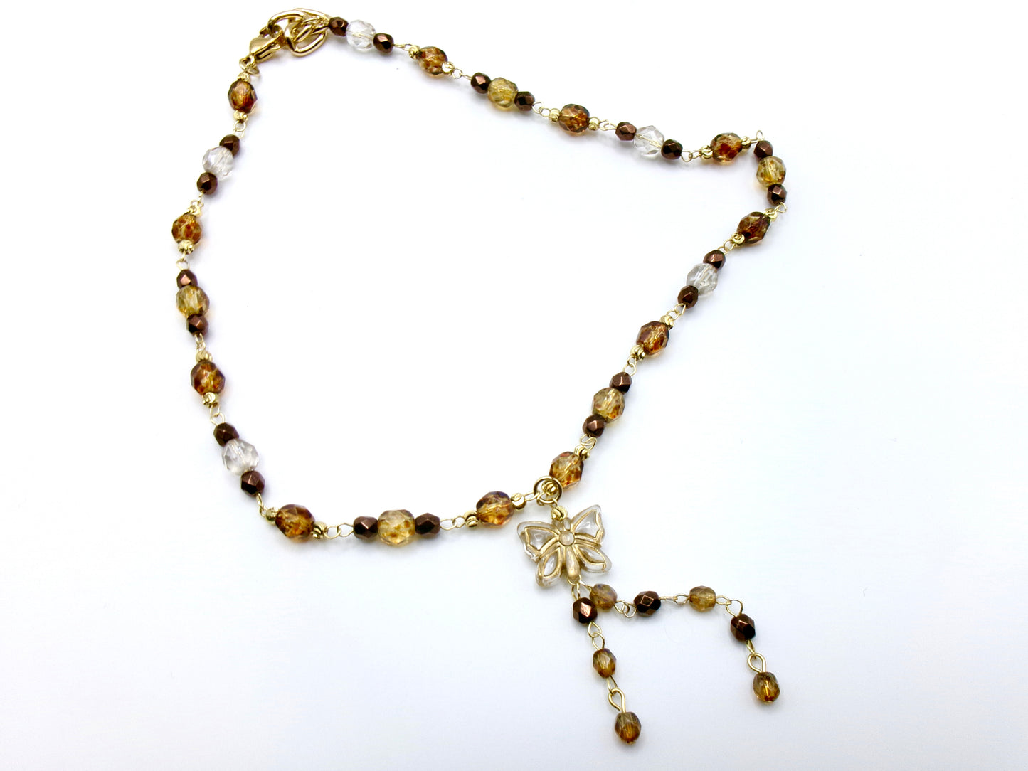 topaz butterfly necklace ✨