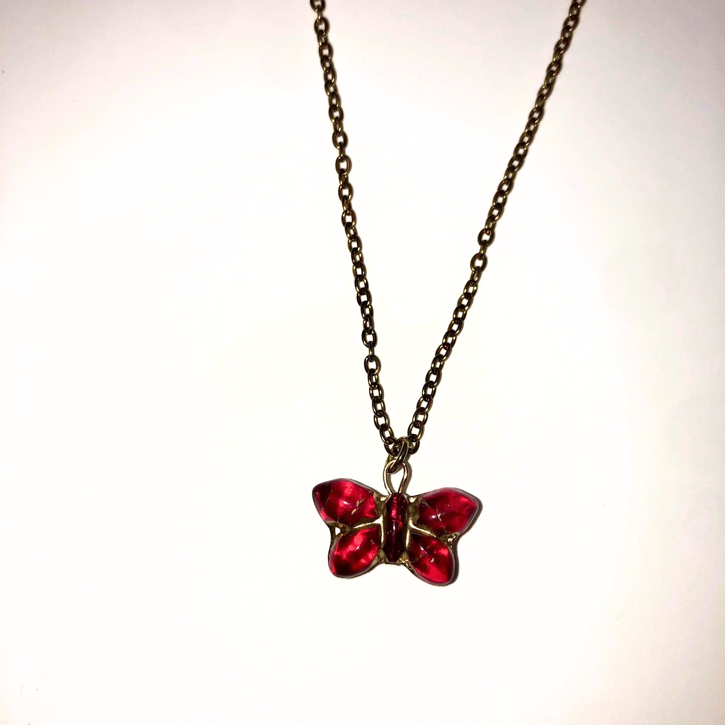 butterfly pendant necklace