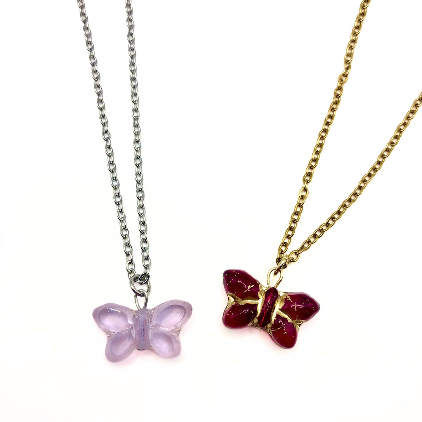 butterfly pendant necklace