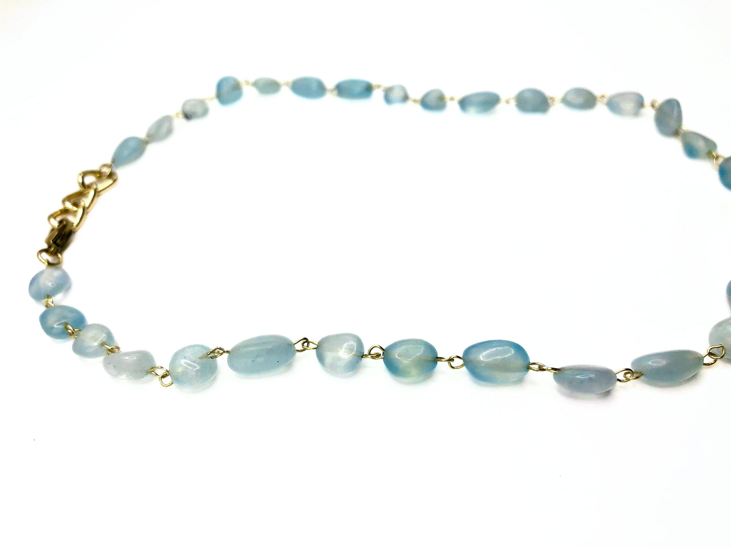 aquamarine starfish necklace