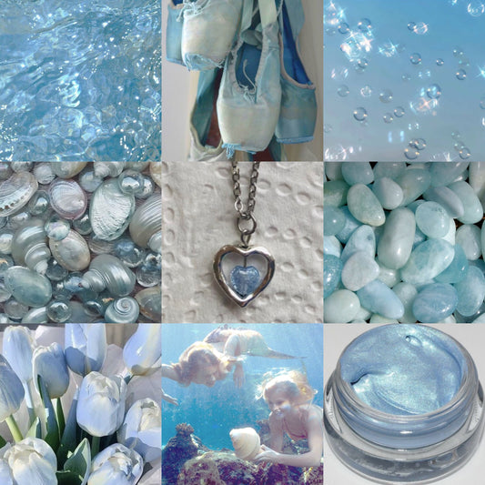 blue sweetheart necklace 🩵